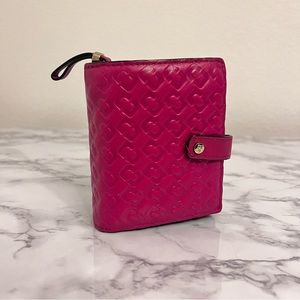 DIANE VON FURSTENBERG LEATHER BIFOLD WALLET
